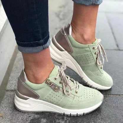 Casual Lace-Up Women's Sports Sneakers