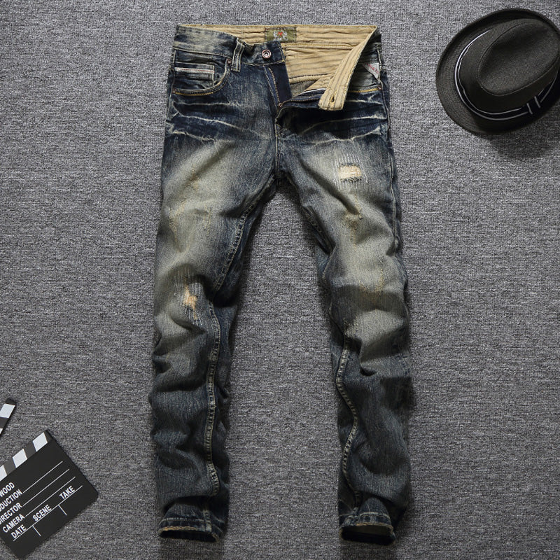 Balplein Ripped Retro Jeans