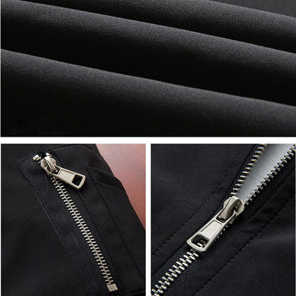 Men's Bomber Jacket with Zipper