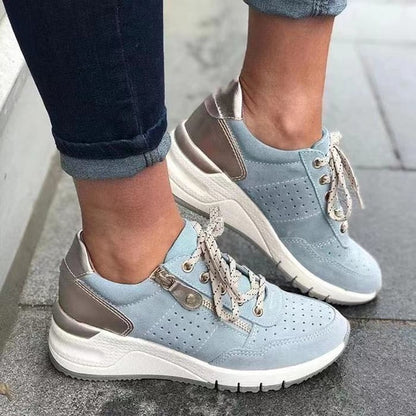 Casual Lace-Up Women's Sports Sneakers