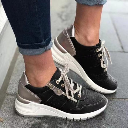 Casual Lace-Up Women's Sports Sneakers